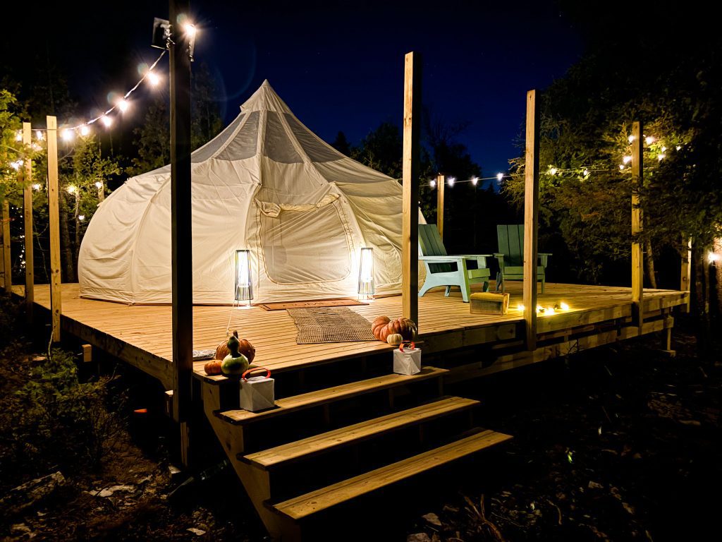 Bell Tent on Drummond Island