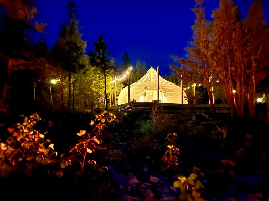 Glamping in a Bell Tent